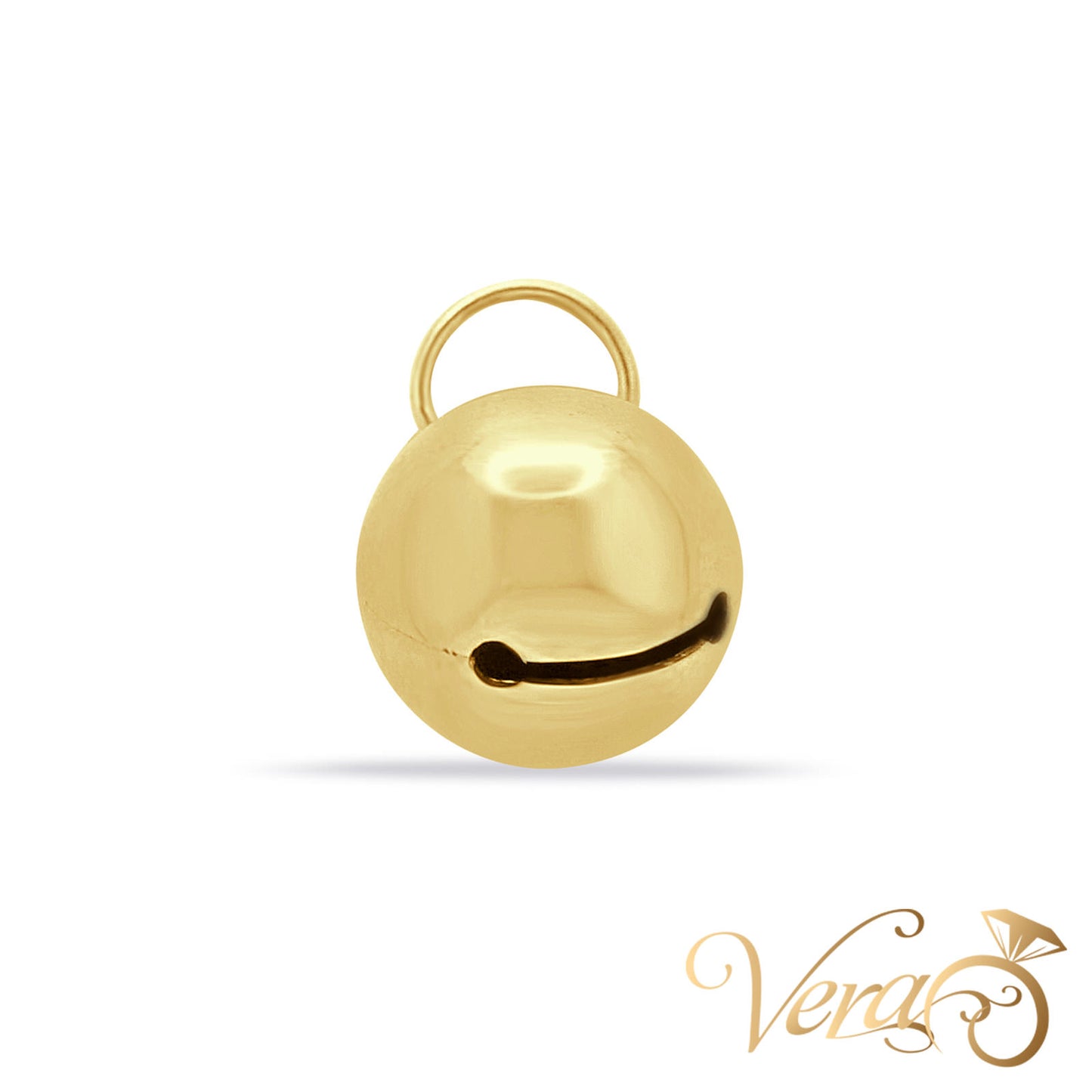 10K Yellow Gold Bell Pendant