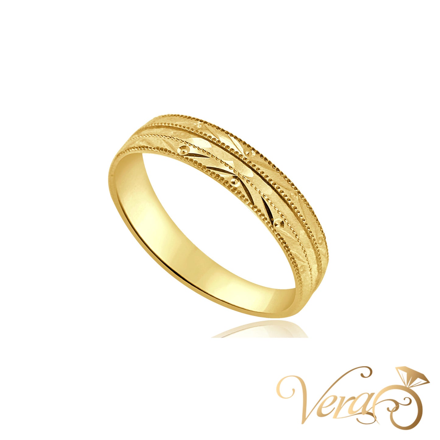 14K YG Band Ring, Size 11.25, 1.5g
