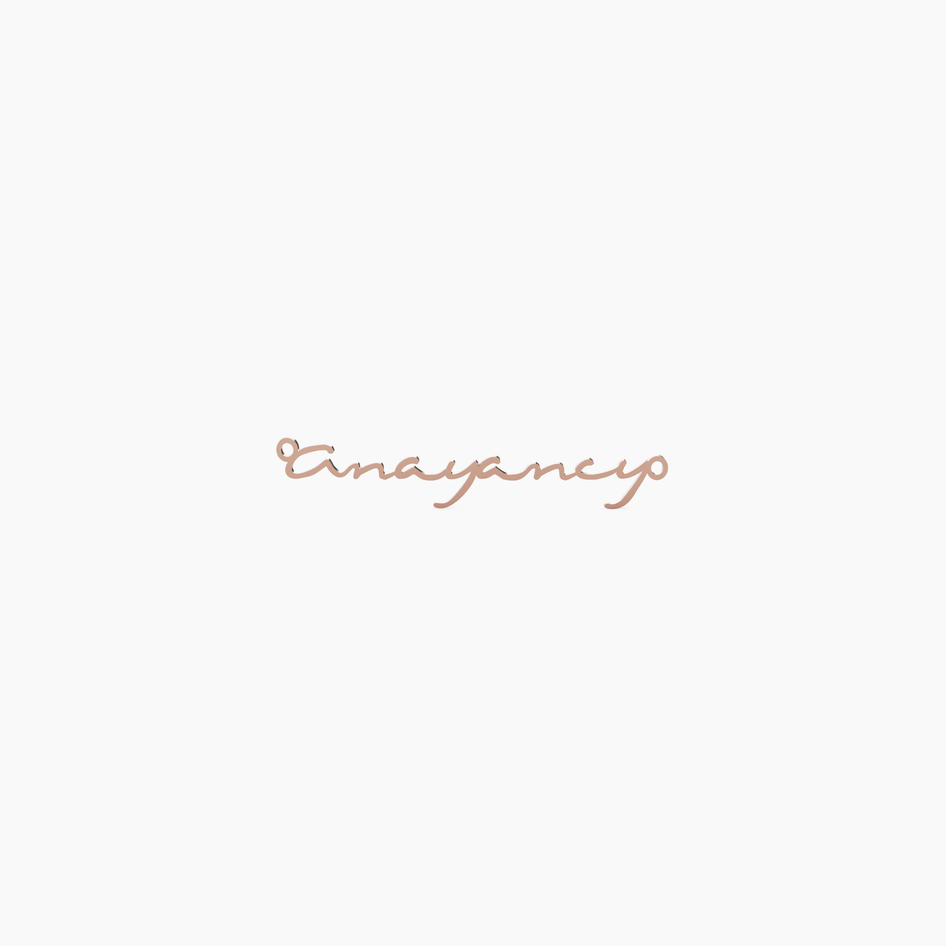 14K Solid Gold Cursive Name Necklace - Vera Jewelry in Miami