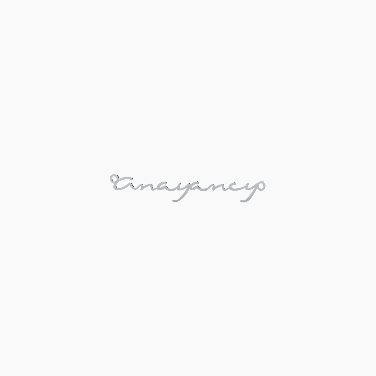 14K Solid Gold Cursive Name Necklace - Vera Jewelry in Miami