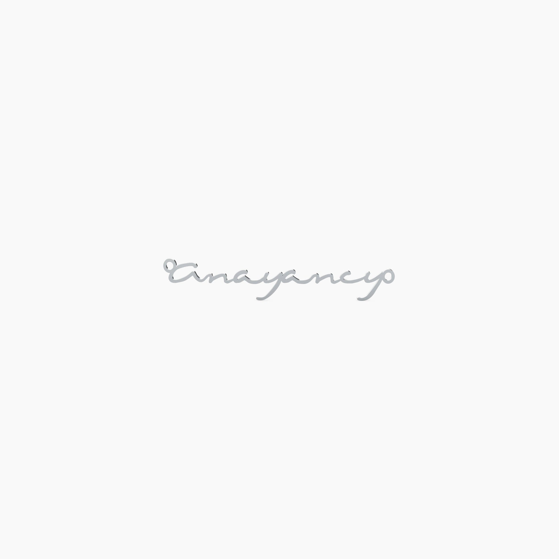 14K Solid Gold Cursive Name Necklace - Vera Jewelry in Miami