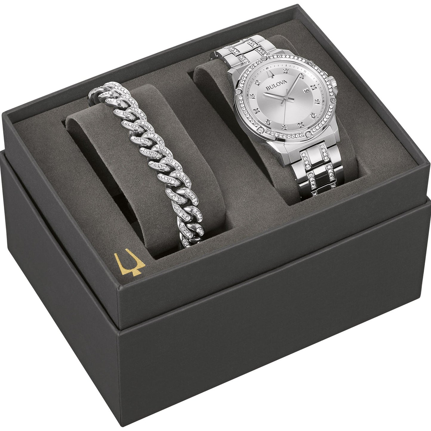 BULOVA - CRYSTAL - - Vera Jewelry in Miami