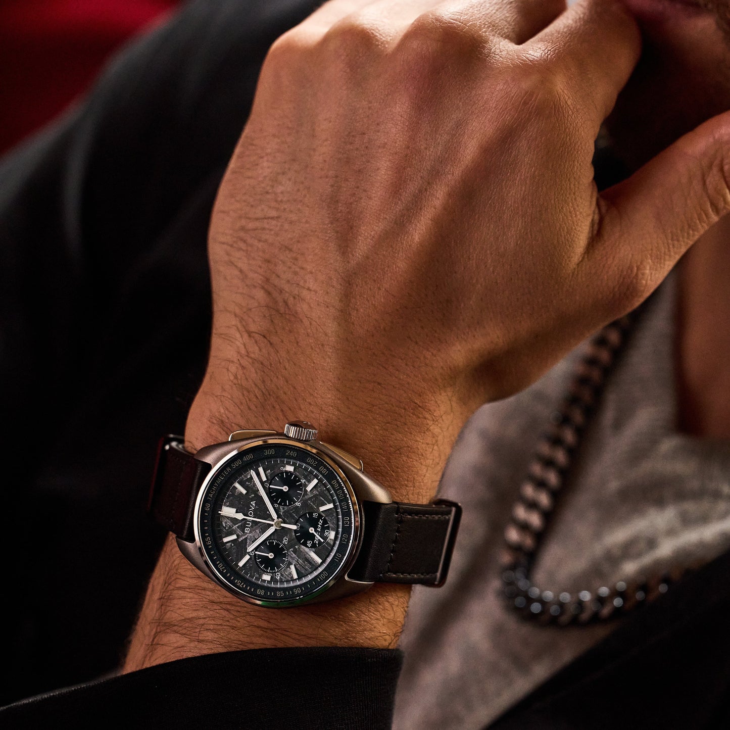 BULOVA - LUNAR PILOT METEORITE - - Vera Jewelry in Miami