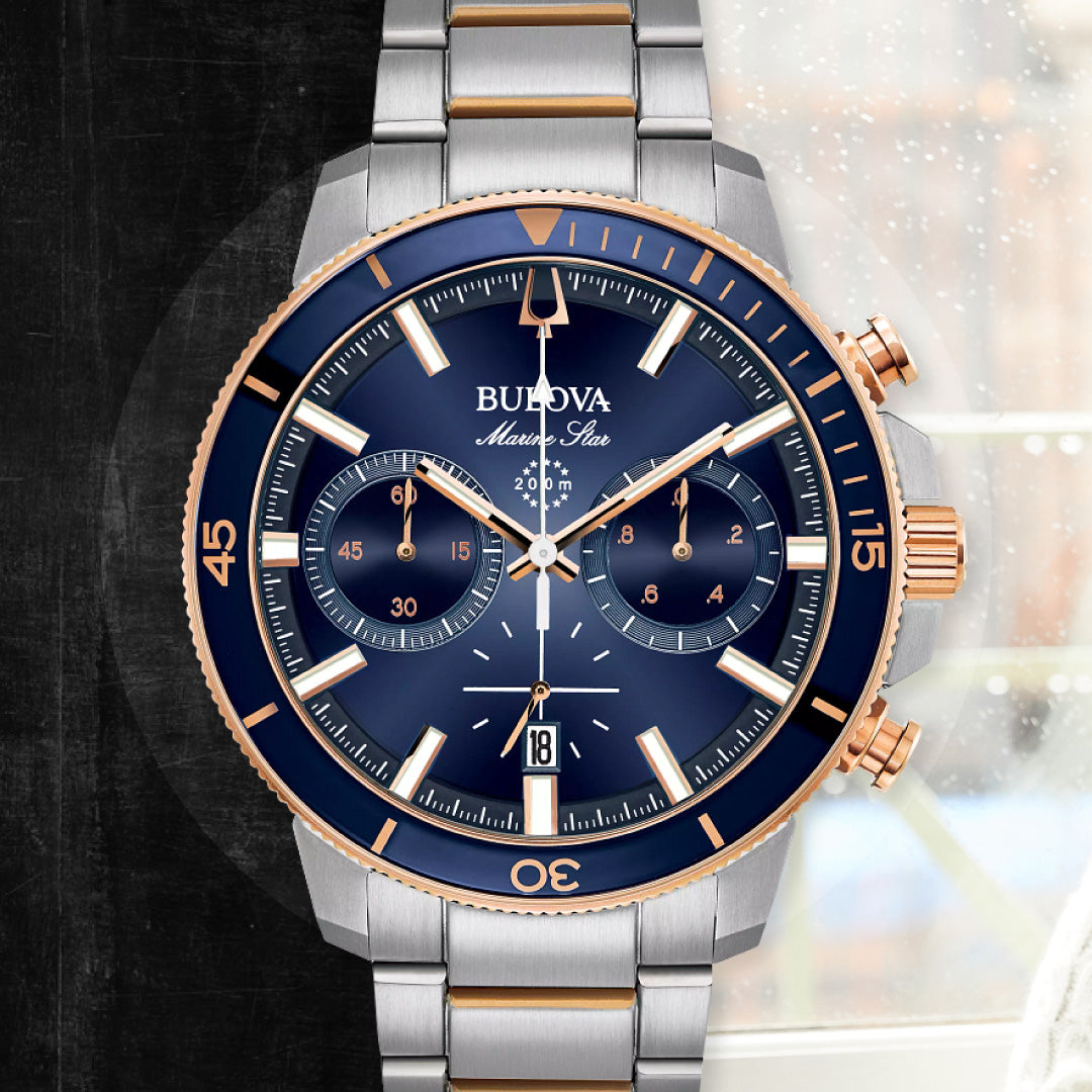 BULOVA - MARINE STAR - - Vera Jewelry in Miami