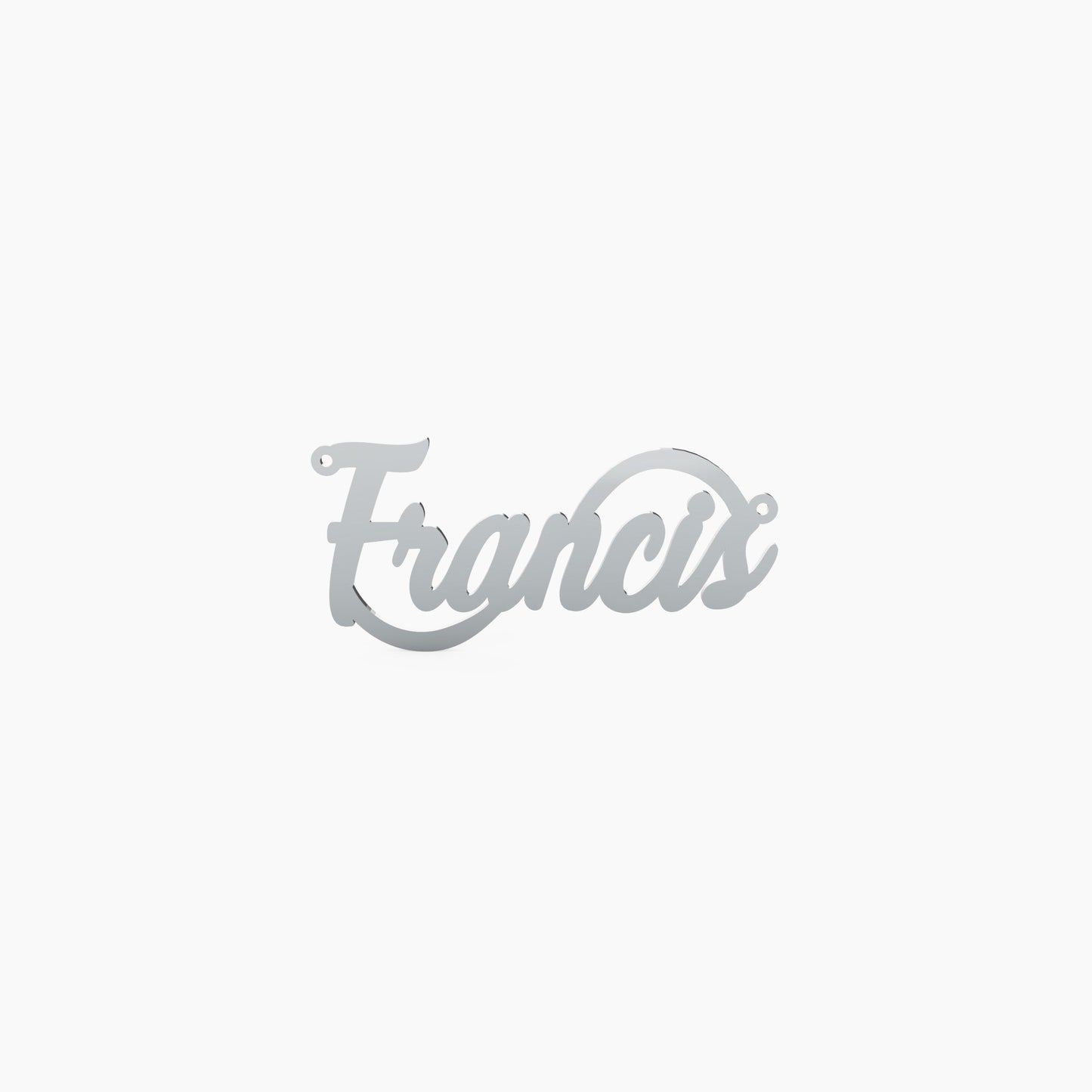 14K Solid Gold Cursive Name Pendant - Vera Jewelry in Miami