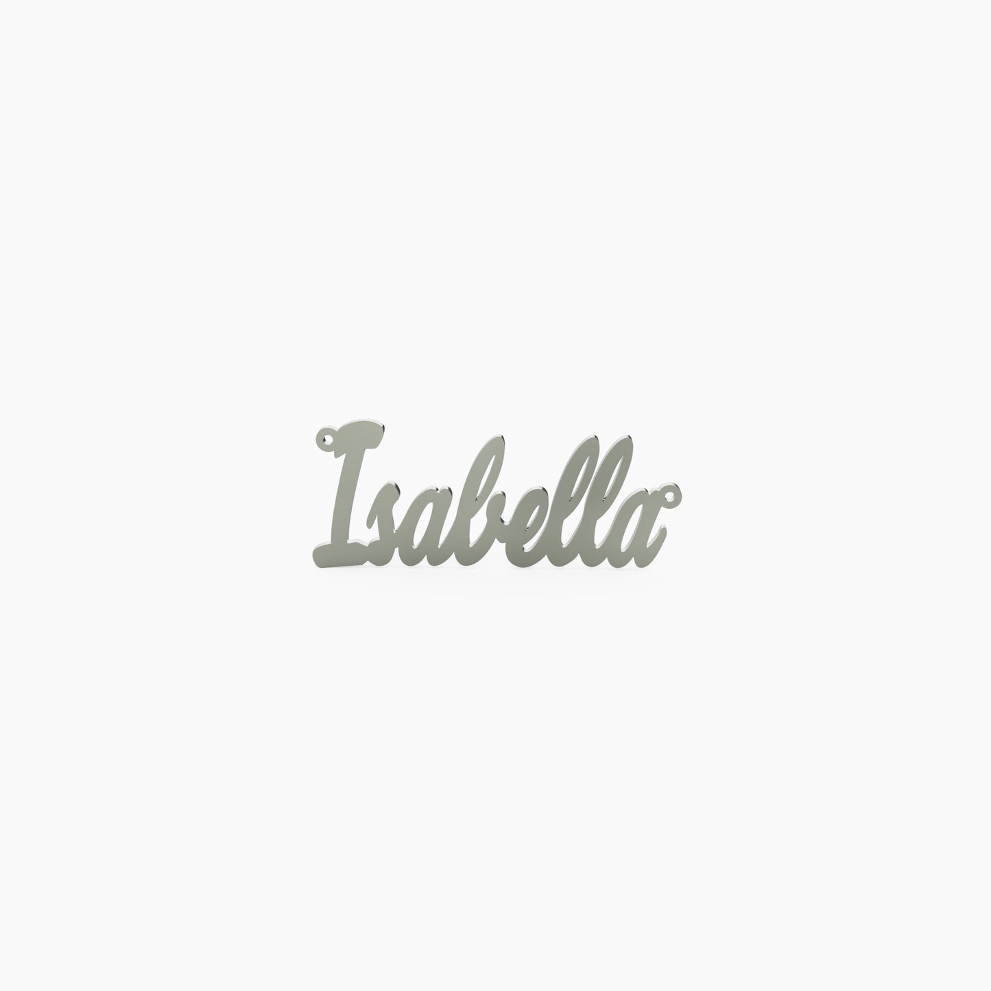 14K Solid Gold Close Cursive Name Necklace - Vera Jewelry in Miami