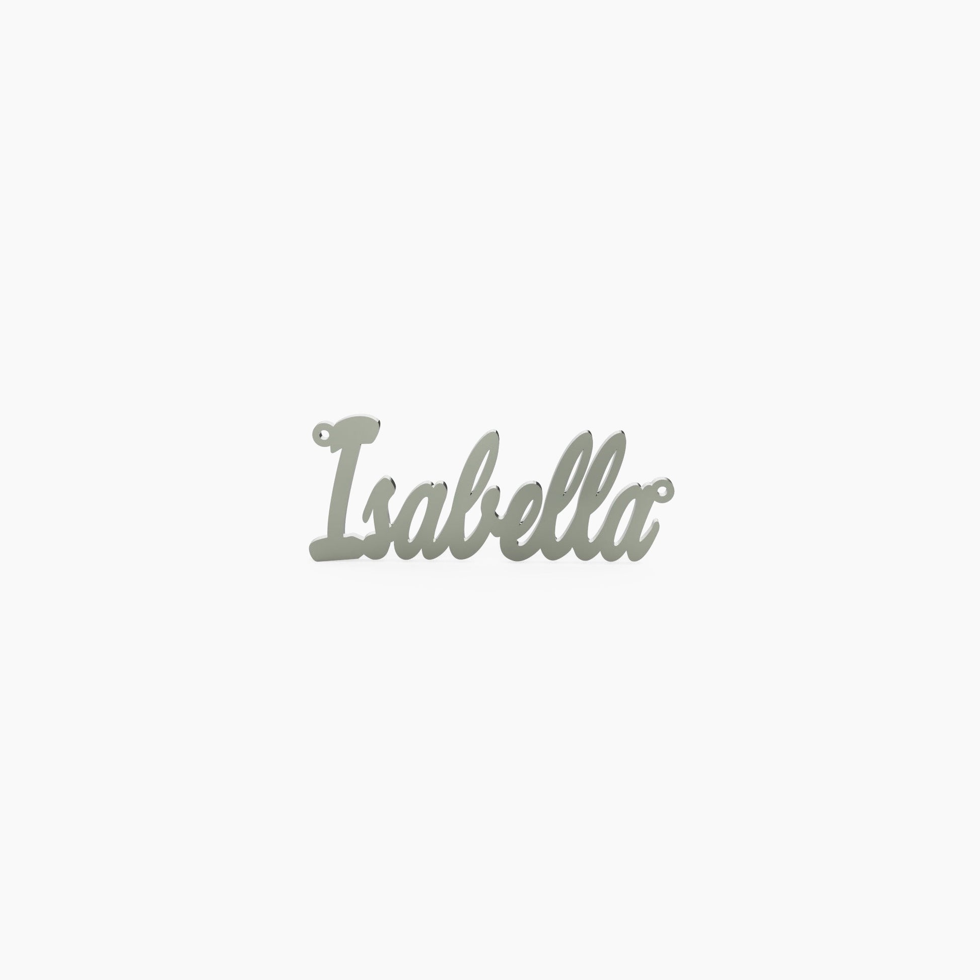14K Solid Gold Close Cursive Name Necklace - Vera Jewelry in Miami
