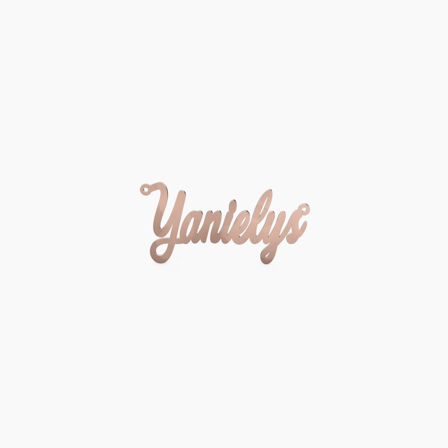 14K Solid Gold Fanciful Cursive Name Necklace - Vera Jewelry in Miami
