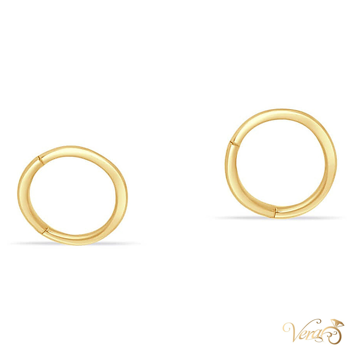14K Yellow Gold Nose Piercing - alternate view