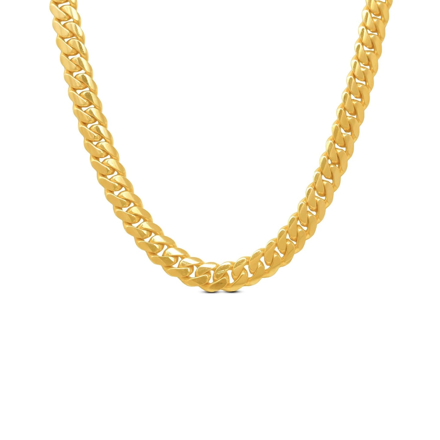 15mm Miami Cuban Link Chain in 14K Solid Yellow Gold - Vera Jewelry in Miami
