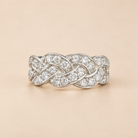 14K WG Women’s Ring 0.70 ct NAT, Size 6.5, 4.6g