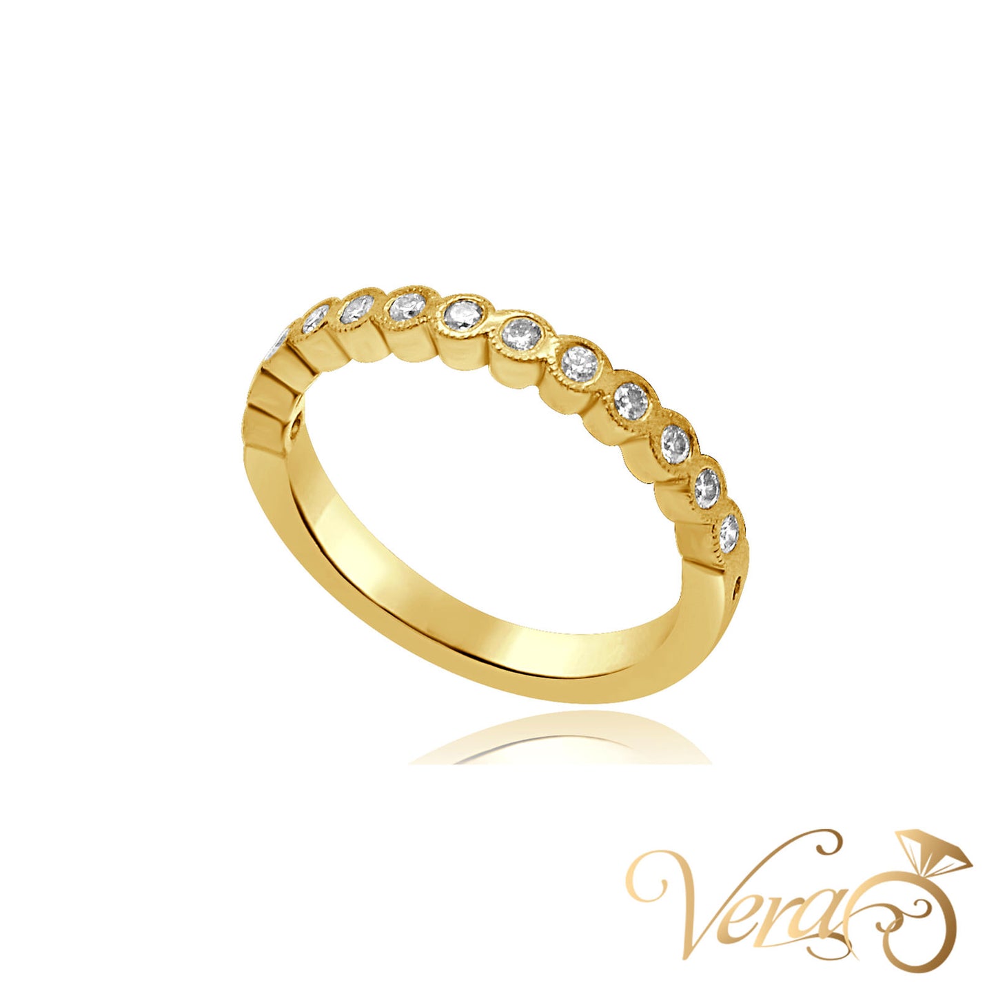 18K YG 3.5g NAT Ring 6.5 sz Women