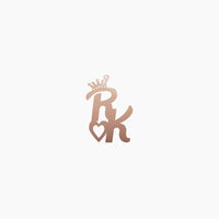 14K Gold Letters Pendant