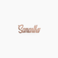 14K Solid Gold Cursive Name Necklace