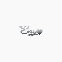 14K Solid Gold Cursive Name Necklace