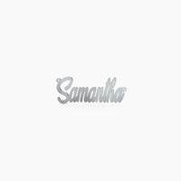 14K Solid Gold Cursive Name Necklace