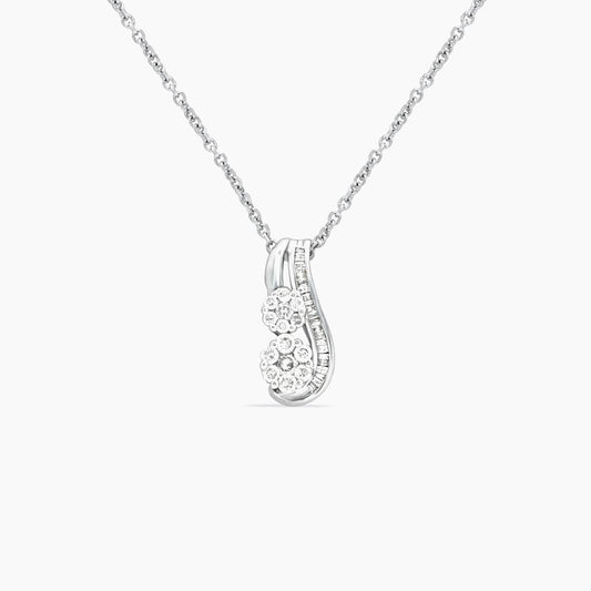 14K White Gold Fancy Chain – 16.5"