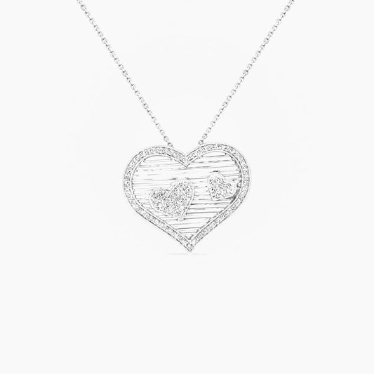 14K White Gold Fancy Chain – 17"