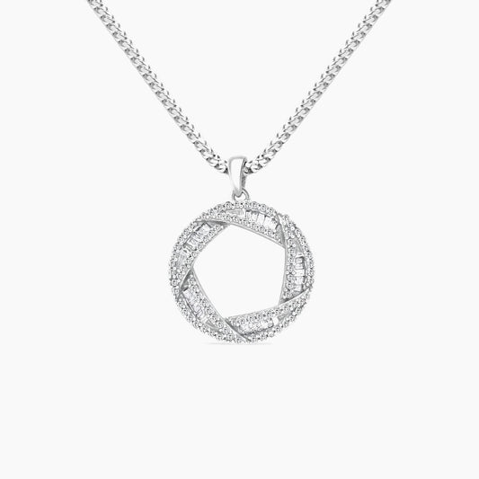 14K White Gold Franco Chain 18"