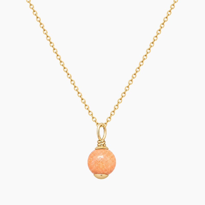 14K Yellow Gold Aventurine Fancy Chain & Pendant, 17