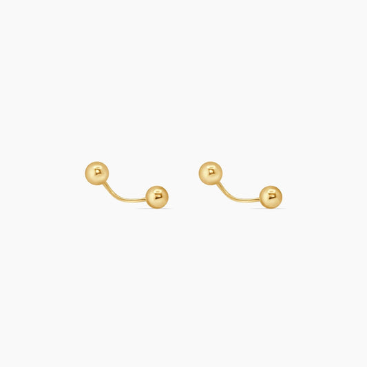 14K Yellow Gold Belly Button Piercing