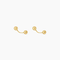 14K Yellow Gold Belly Button Piercing