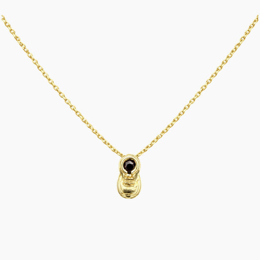 14K Yellow Gold 2.8g Chain & Pendant 16" Shoe
