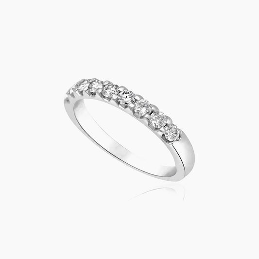 14K Yellow Gold Diamond Band Ring 0.50 ct Natural Diamonds