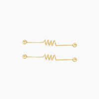 14K Yellow Gold Ear Piercing
