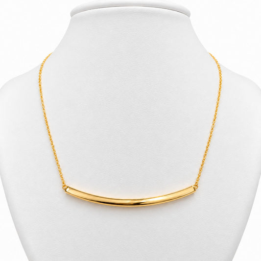 14K Yellow Gold Fancy Necklace, 16.25", 2.9g
