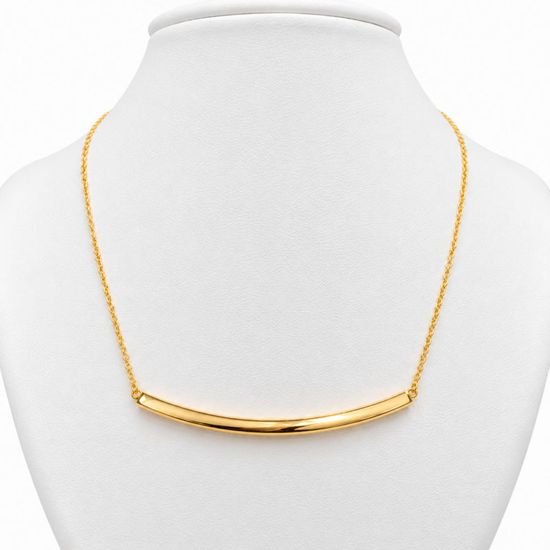 14K Yellow Gold Fancy Necklace, 16.25