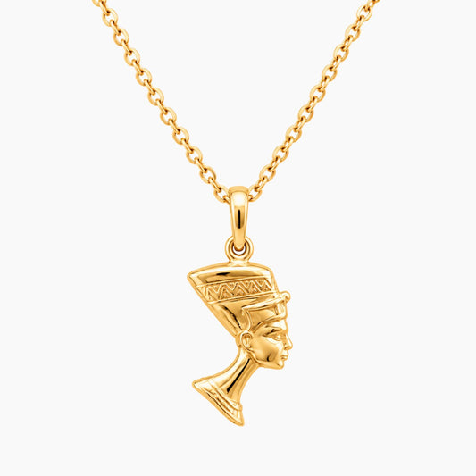 14K Yellow Gold Pharaoh Chain & Pendant, 16", 1.4g