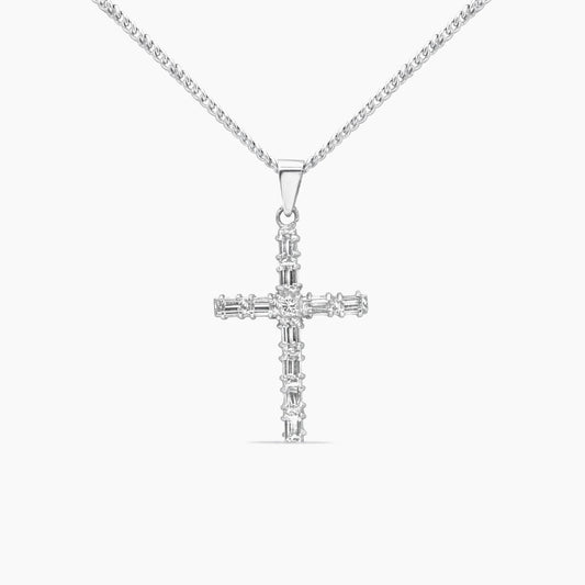 18K White Gold Fancy Chain – 17"