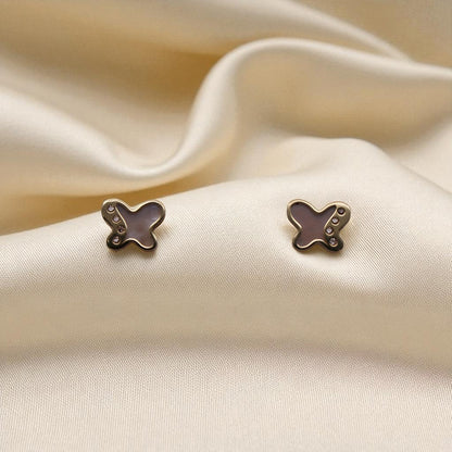 14K YG - 0.8g - CZ - Earrings -  -