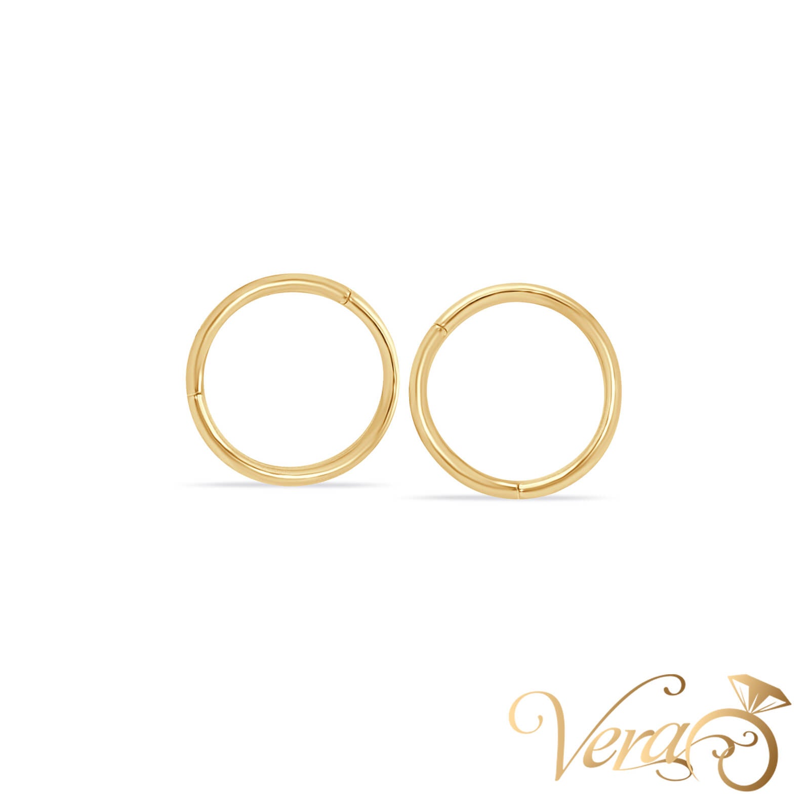 14K Yellow Gold Nose Piercing - Vera Jewelry in Miami