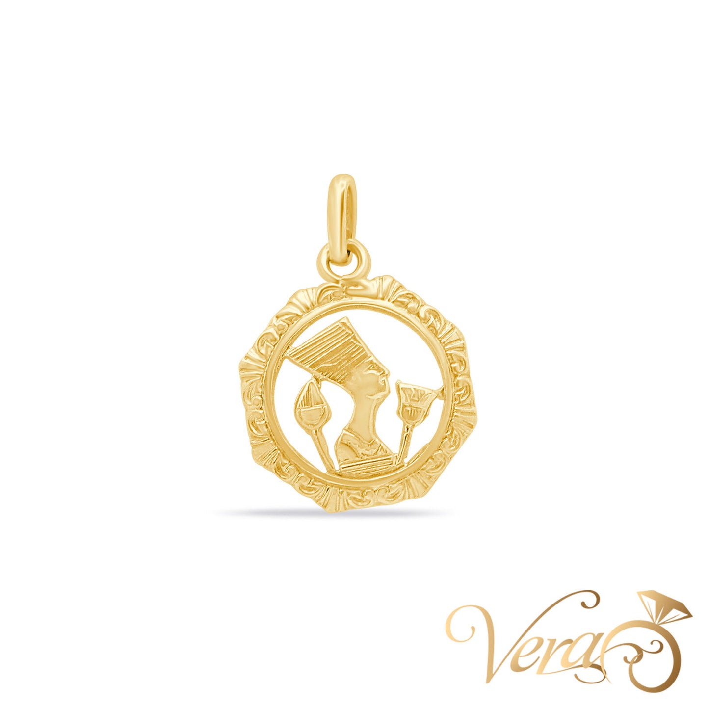 18K Yellow Gold Pharaoh Pendant