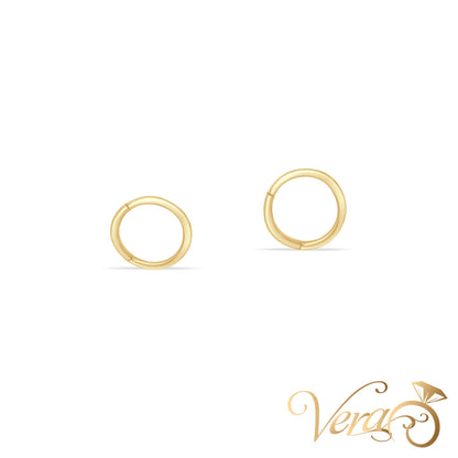 14K Yellow Gold Nose Piercing, Style 2243