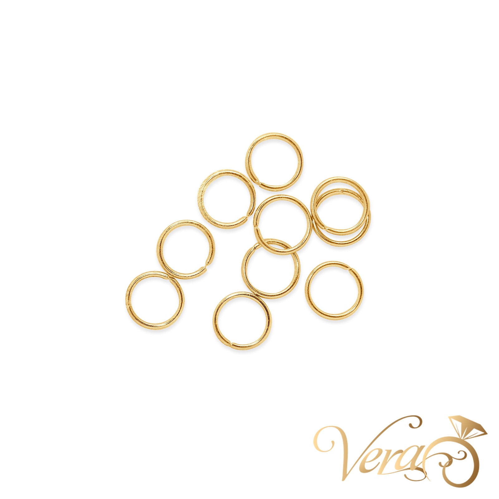 14K Yellow Gold Nose Piercing - Vera Jewelry in Miami