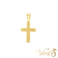 14K Yellow Gold Crucifix Pendant – 50mm