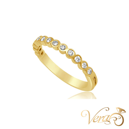 18K YG 3.2g NAT Ring 6.75 sz Women - Vera Jewelry in Miami