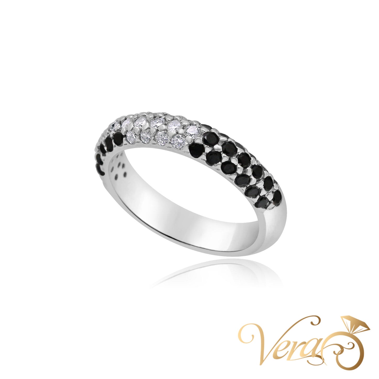 18K WG 4.5g NAT Ring 6 sz Women