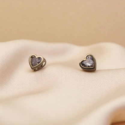 14K YG - 0.9g - CZ - Earrings -  -