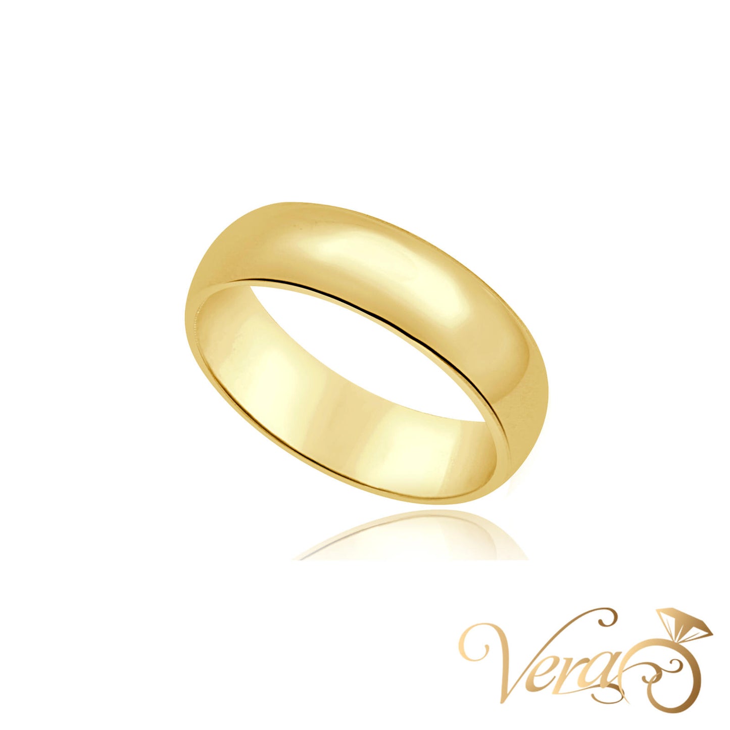 10K YG g  Ring 9 sz Band