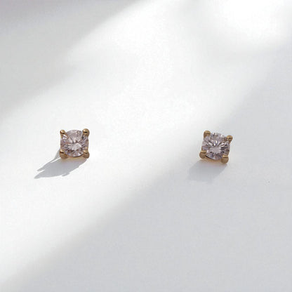 14K YG - 1.1g - LD - Earrings - 0.5400 ct -