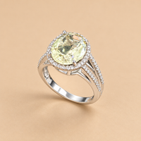 14K WG Women Ring 0.30 ct NAT & Spinel, Size 6.5, 4.2g