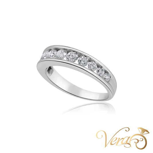 14K YG Diamond Ring 1.20 ct NAT, Size 9, 4.7g