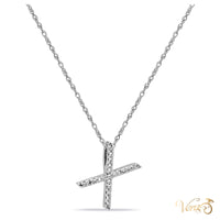 14K White Gold Letter 