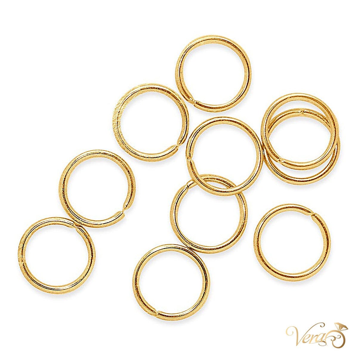 14K Yellow Gold Nose Piercing - alternate view
