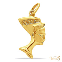 14K Yellow Gold Pharaoh Pendant – 27mm