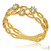 10K Yellow Gold Women Ring CZ, Size 7.25, 1.3g